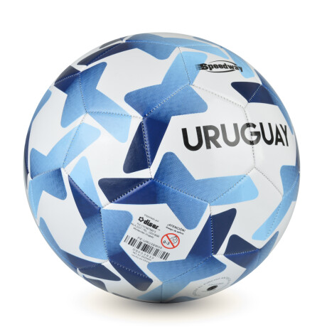 Pelota Uruguay SW3 N°5 Diámetro 22CM CELESTE-BLANCO