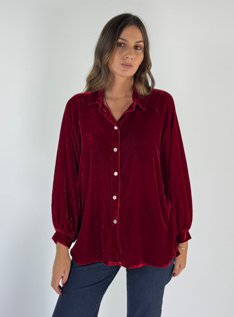 CAMISA BEYONCE - BORDEAUX 