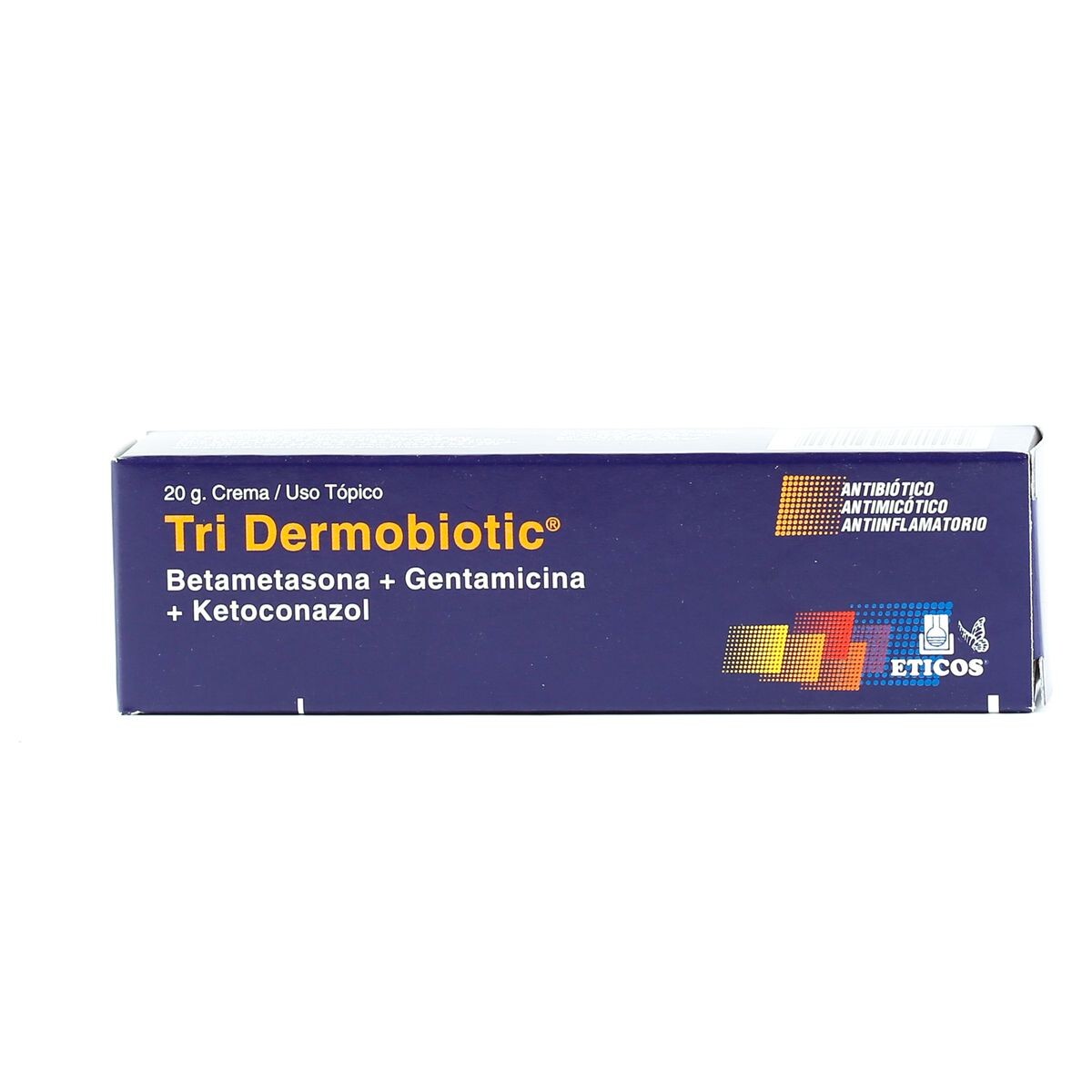 TRI-DERMOBIOTIC CREMA CJ X 20 GRAMOS 