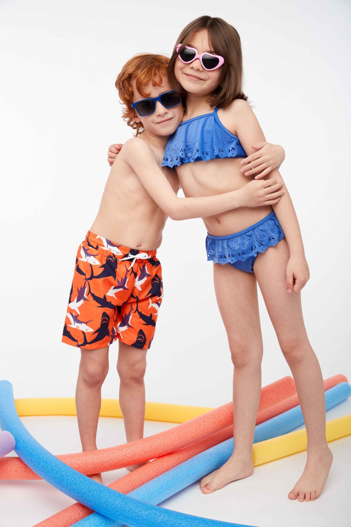 Short Luca Naranja