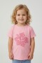 Remera m/c estampada Bloom by the Sea ROSA