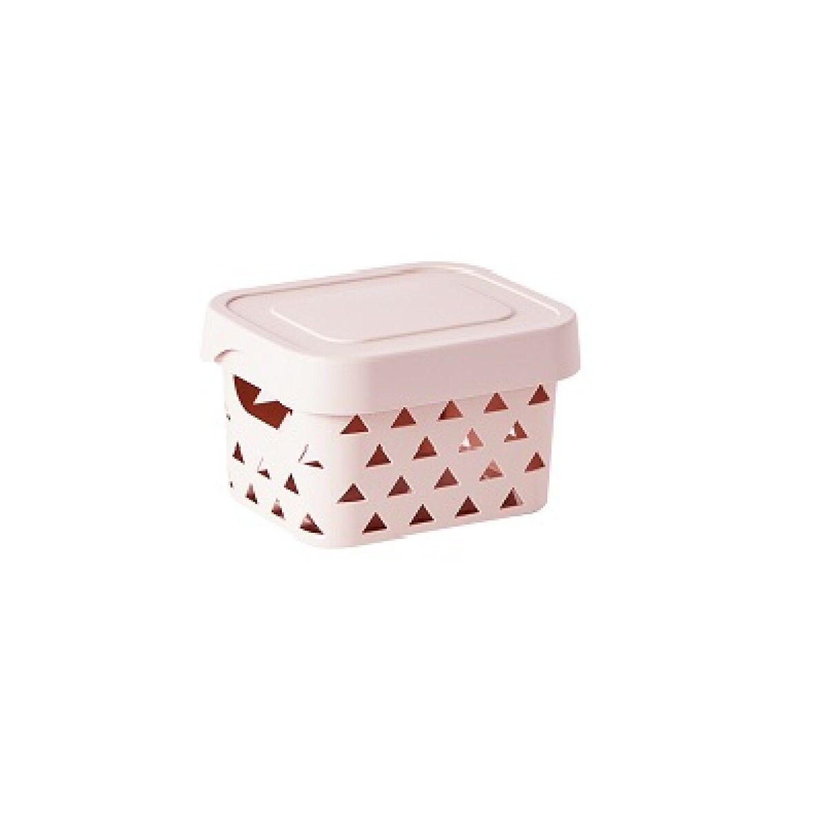 Organizador con tapa S - rosa 