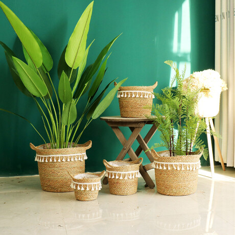Canasto Seagrass 31 cm Liso