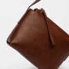 Bandolera Savanna En Cuero Graneado Tabaco