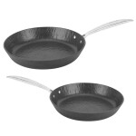 JUEGO DE SARTENES CON PINZA • 26cm • 22cm JUEGO DE SARTENES CON PINZA • 26cm • 22cm