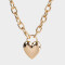 Collares Cortos Con corazón Collar Corto Con Corazón Dorado - Dorado