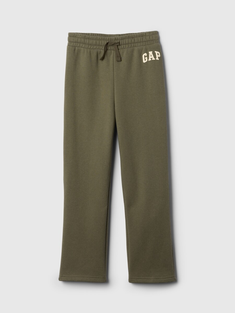 Pantalón Deportivo Logo Gap Niño - Olive Night 