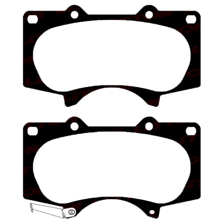 PASTILLAS DE FRENO TOYOTA HILUX 2005- 4X4 JAC T6 DURBLOC PASTILLAS DE FRENO TOYOTA HILUX 2005- 4X4 JAC T6 DURBLOC