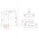 JUEGO DE GRIFERIA MONOCOMANDO BRILLO DEERFIELD CROMO