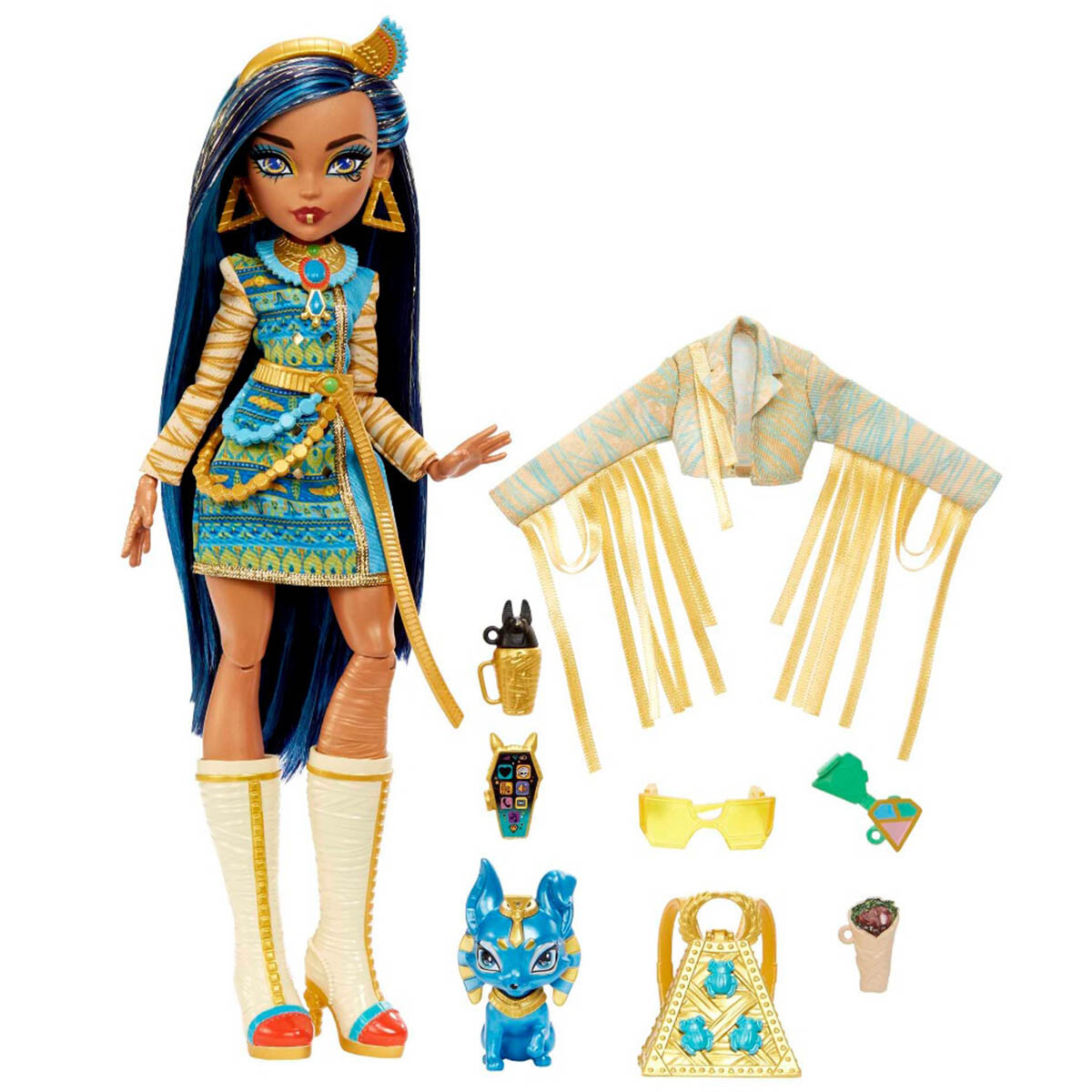 Muñeca Monster High Articulada 30cm Cleo Lagoona - Cleo de Nile 