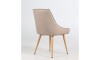 Silla BRUNA en PU Beige