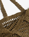 Shopper Cartera Shopper Tejida - Verde Medio