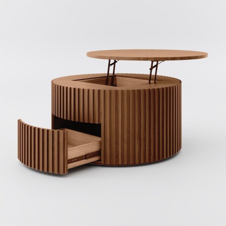 MESA DE CENTRO 3D BEIGE - CIRCULAR