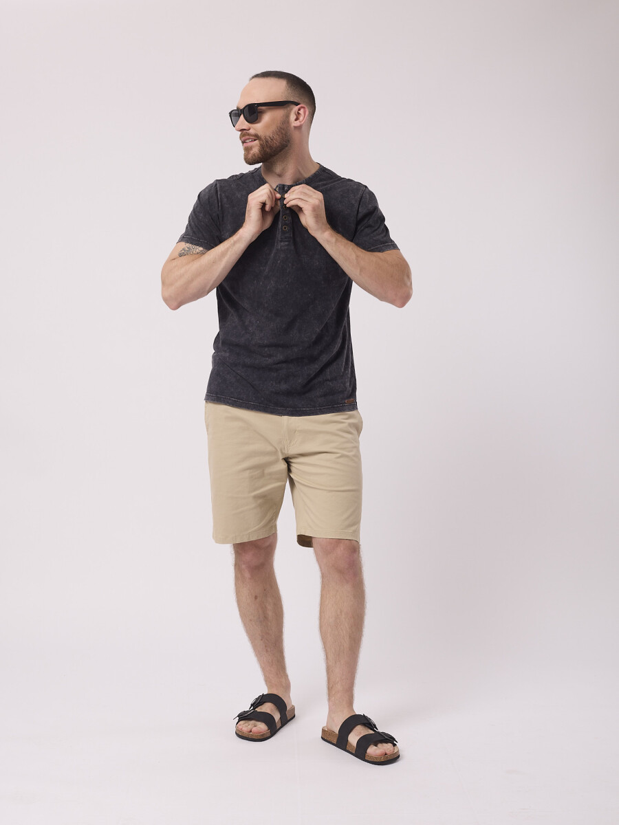 T-shirt estoneada - negro 