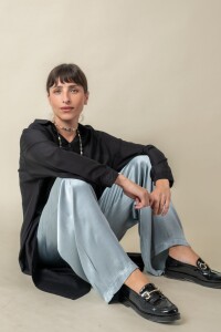 CAMISA VAINILLA Negro