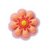 Jibbitz Tiny Orange and Pink Flower Multicolor