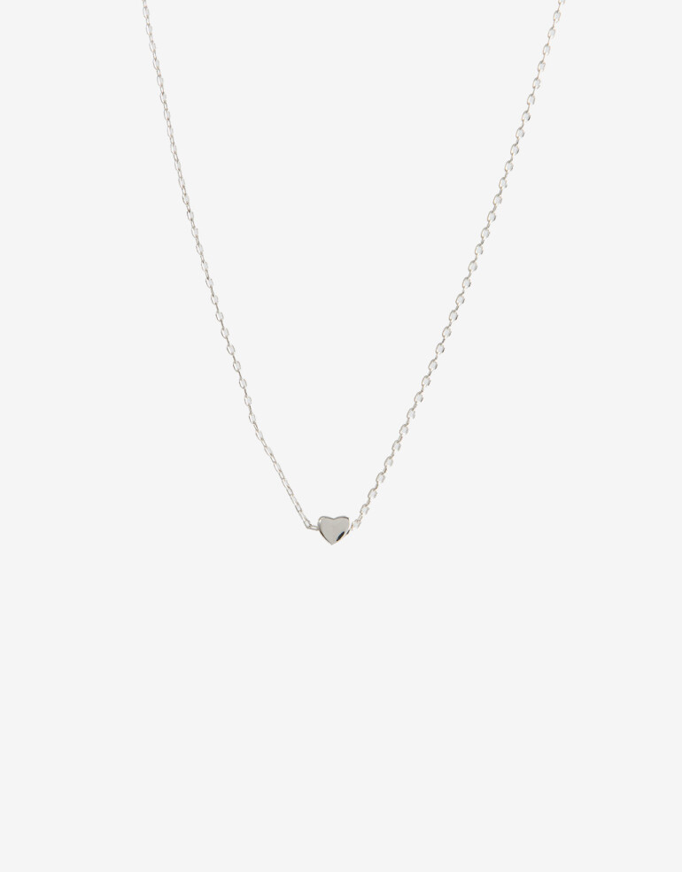 Cadena Corta con Dije Metal Cadena Con Dije Plata 925 - Plateado