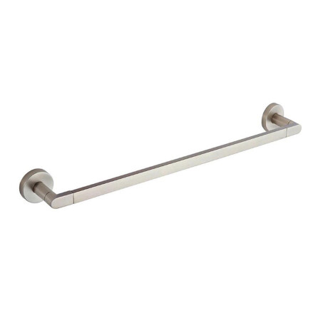 TOALLERO RECTO METAL NOCETO GRIS BRUSHED NICKEL ZINC GRIS-BRUSHED NICKEL