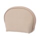 Necessaire semicircular beige