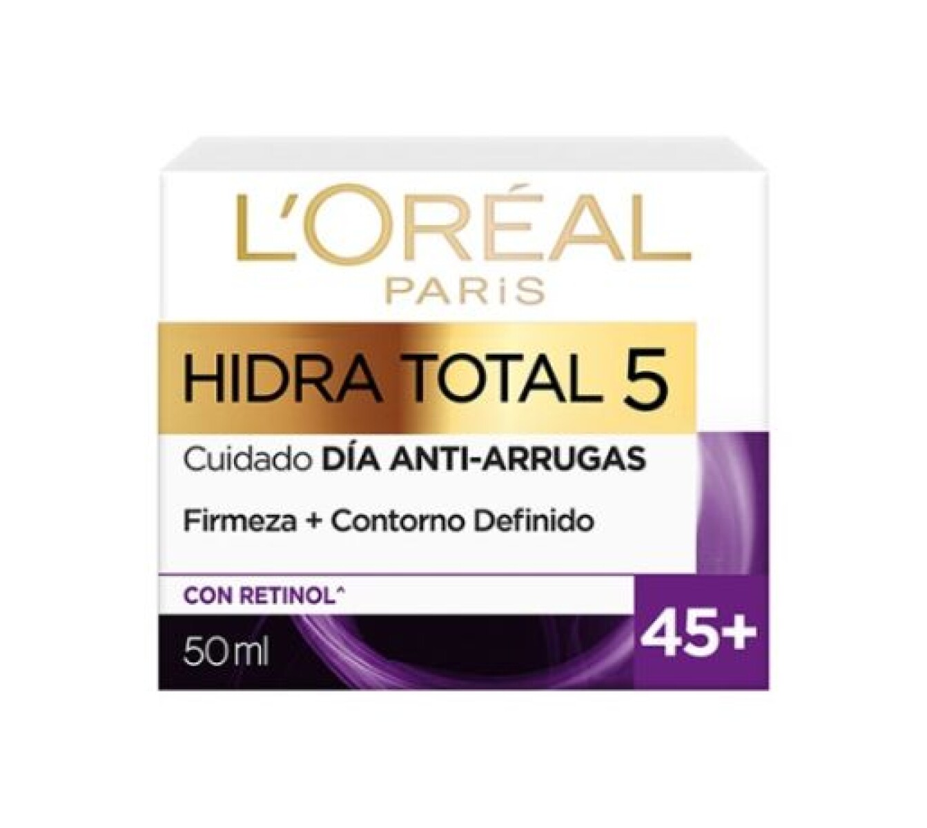 L’Oréal Crema Hidra Total 5 Día Antiarrugas Firmeza + Contorno Definido 45+ 50ml 