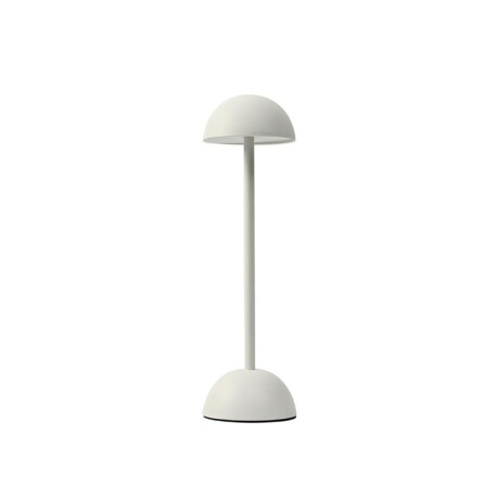 Lámpara de Mesa y Escritorio Minimalista con Luz Led Base Ondulada Blanco
