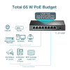 Switch Tp-Link Tl-sf1008p 8 Puertos 10/100 4 PoE Switch Tp-Link Tl-sf1008p 8 Puertos 10/100 4 PoE