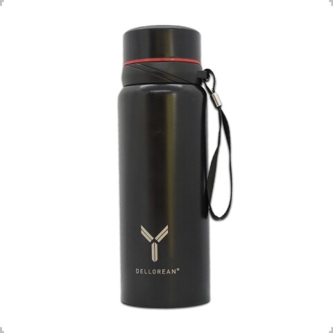 Termo Botella Termica Dellorean 600 ml Acero Inox Display Ax Variante Color Negro