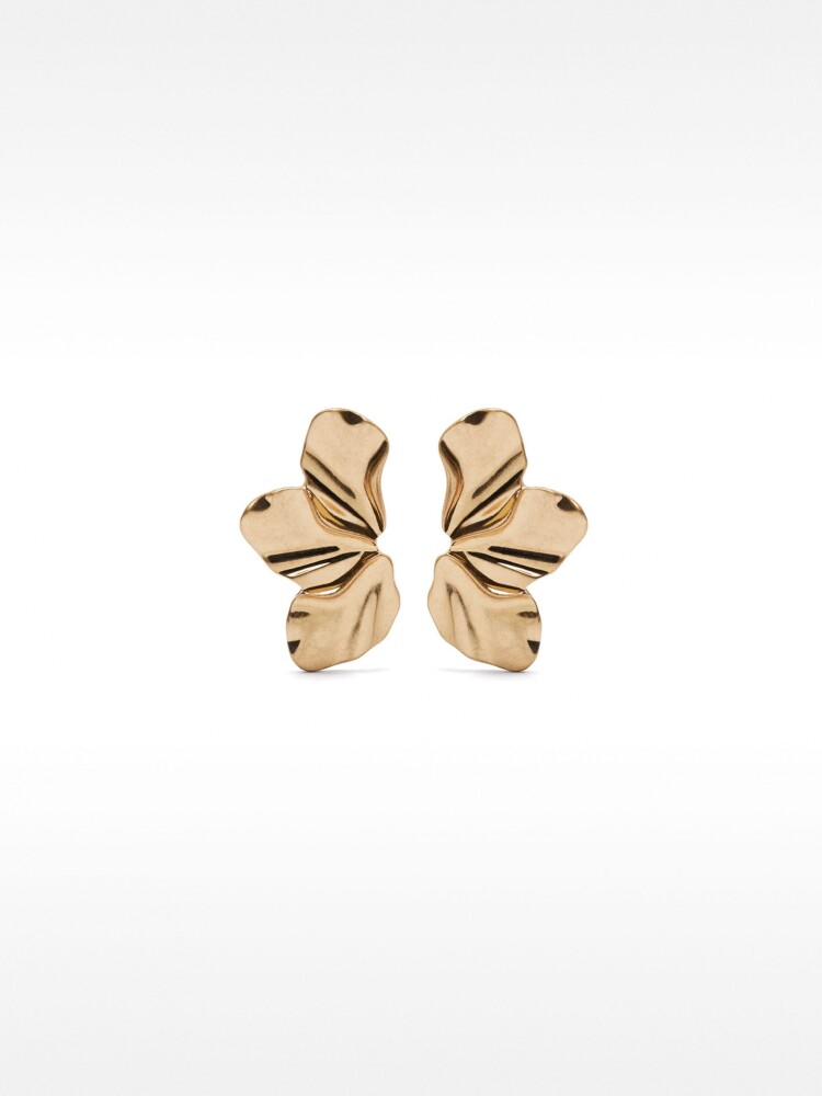 Pendientes Medianos Flor dorado