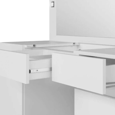 Tocador Espejo Grande Led Studio Blanco