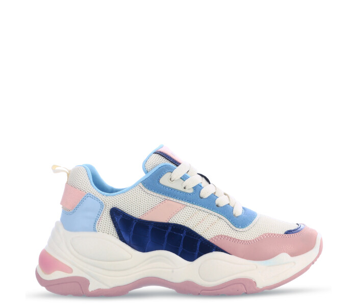 Deportivo TAM acordonado con materiales y colores Pink/Blue