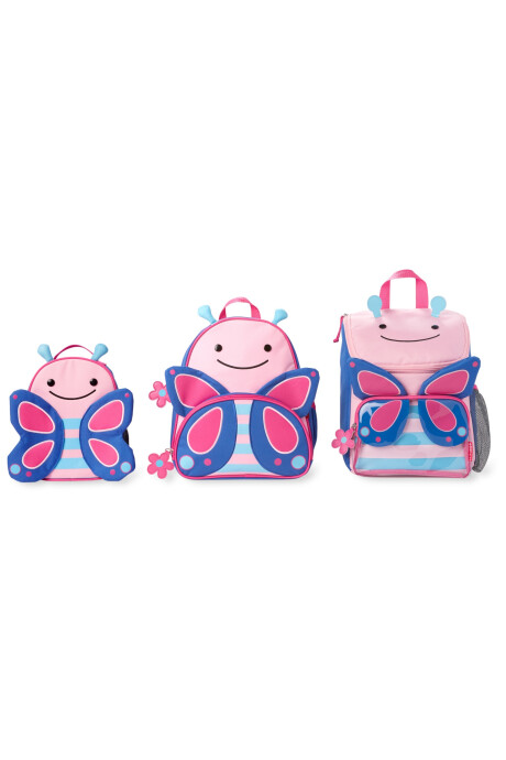 Mochila con arnés, diseño mariposa Sin color
