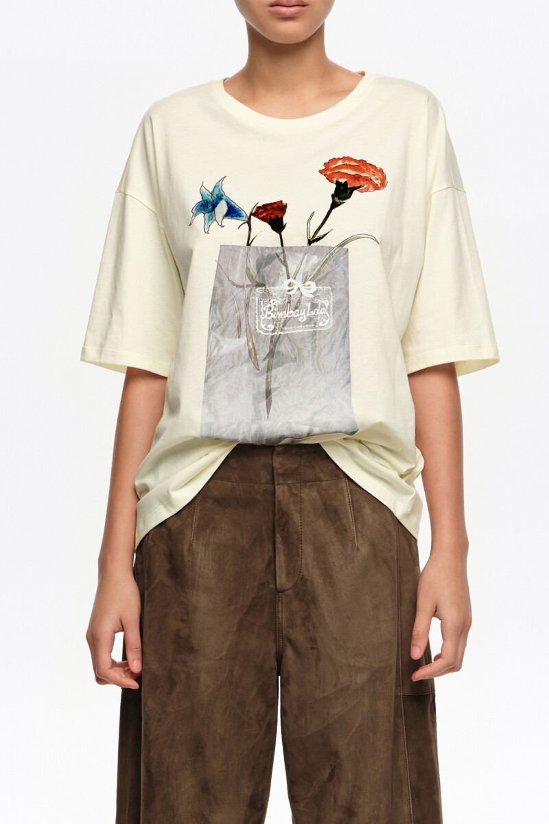CAMISETA Marfil