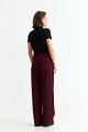 Pantalón pana wide leg BORDO