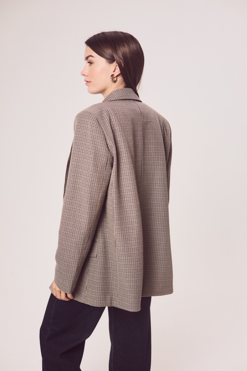 Blazer A Cuadros Multi