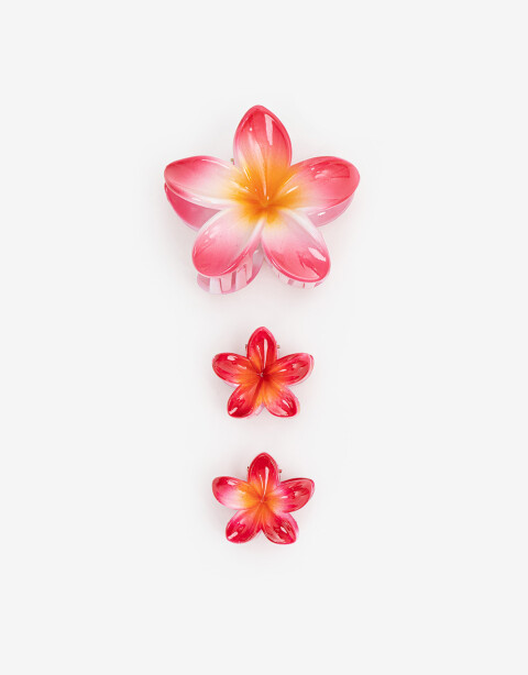 Broches Sets Flores Set De Broches Flores - Combinacion Multicolor