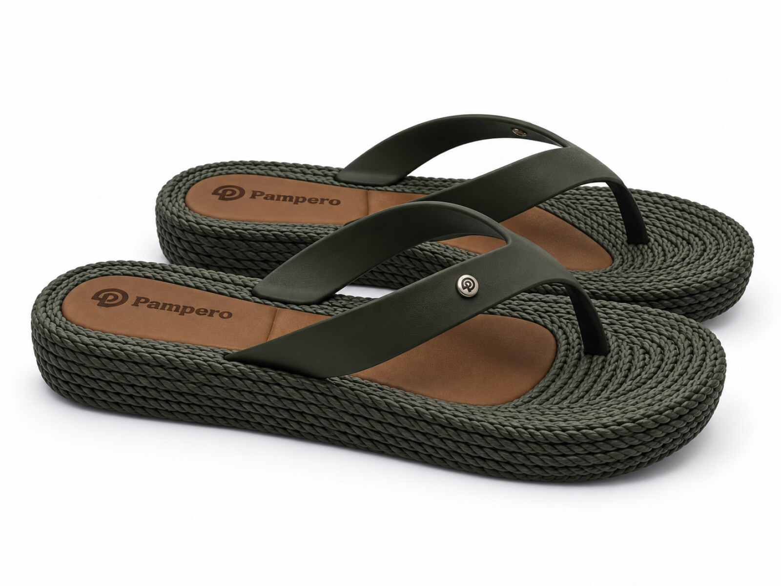 CHANCLETA VICTORIA 210012 - Verde/beige 