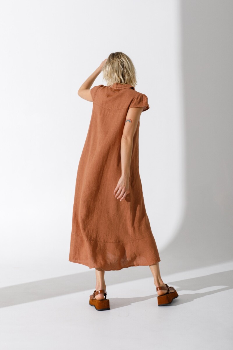 Vestido New Budha Camel