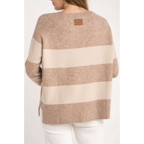Sweater Rayado Mocha