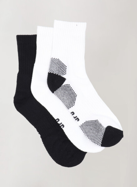 Pack x3 half terry crew dama mor Estampado 1