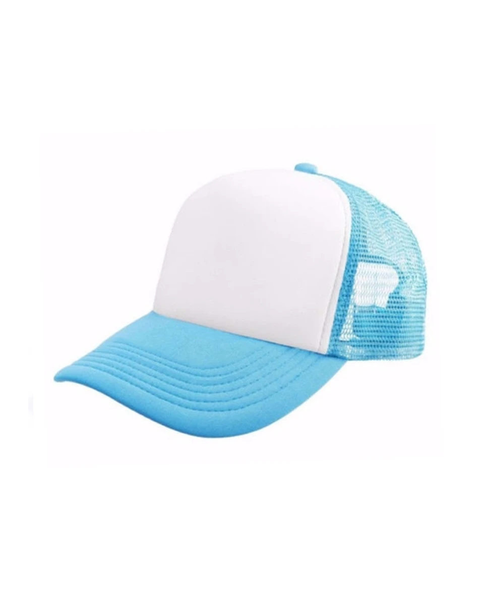Gorro visera trucker - Celeste 