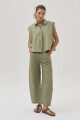 Blusa Pistacho Verde Militar