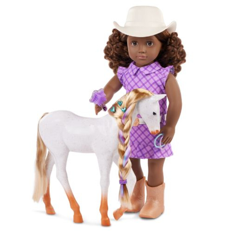 MUÑECA c/POTRO p/PEINAR - VALERIE - OUR GENERATION Muñeca C/potro P/peinar - Valerie - Our Generation