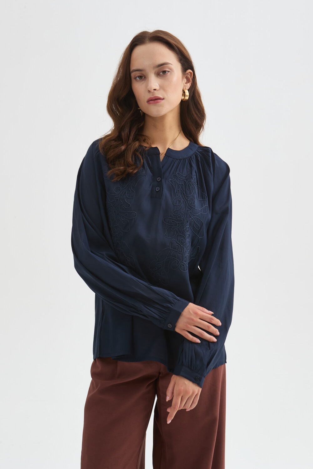 Blusa Xelmar Azul Marino