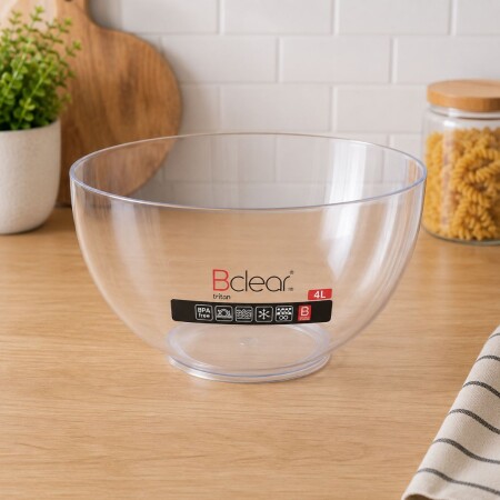 Bowl de Plastico Tritex Bclear Grande 4 litros 26cm Bowl de Plastico Tritex Bclear Grande 4 litros 26cm