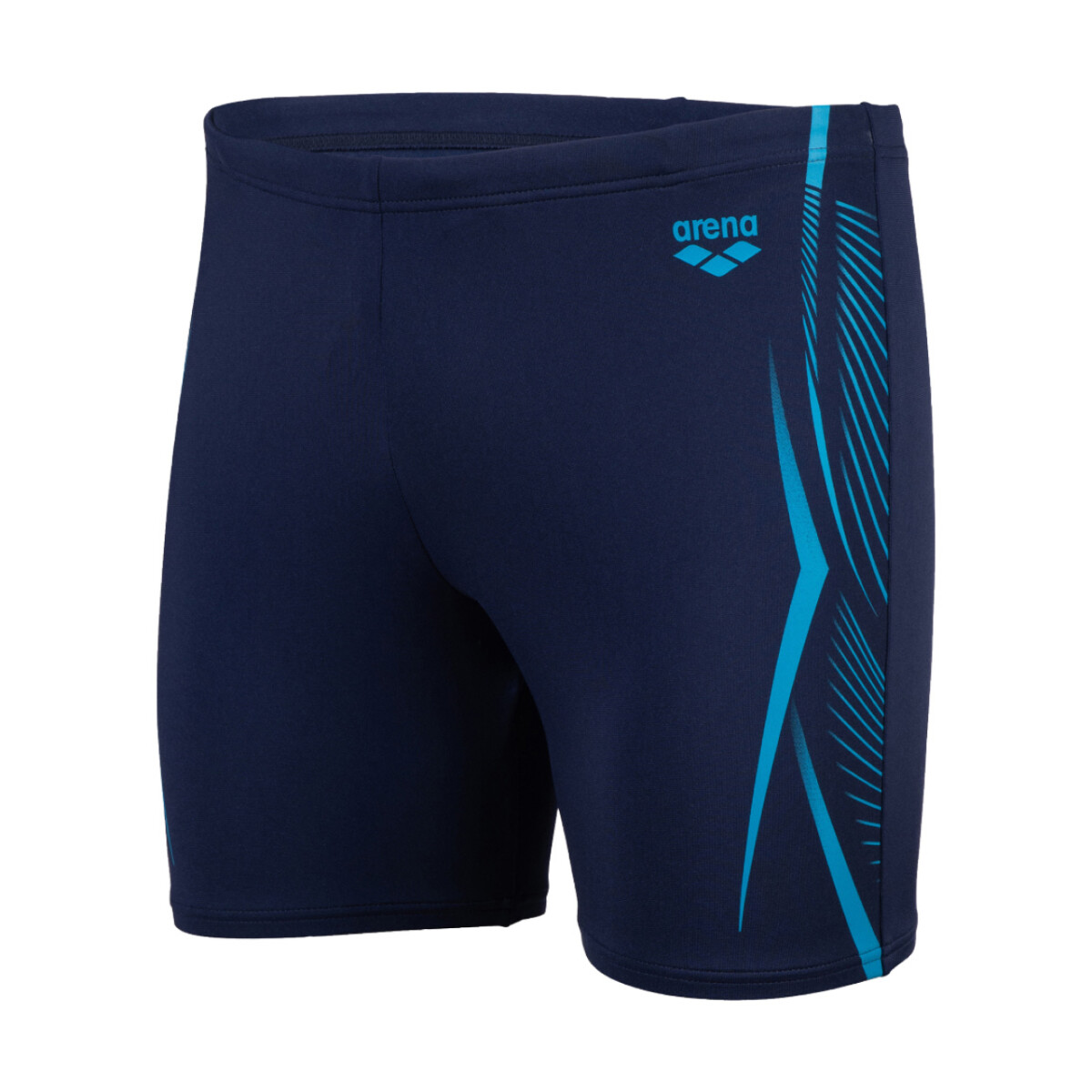 Malla De Entrenamiento Para Hombre Arena Men's Swim Mid Jammer Feather Print - Azul 