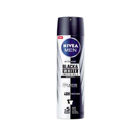 Desodorante NIVEA Aerosol 150ml Men Invisible Black & White