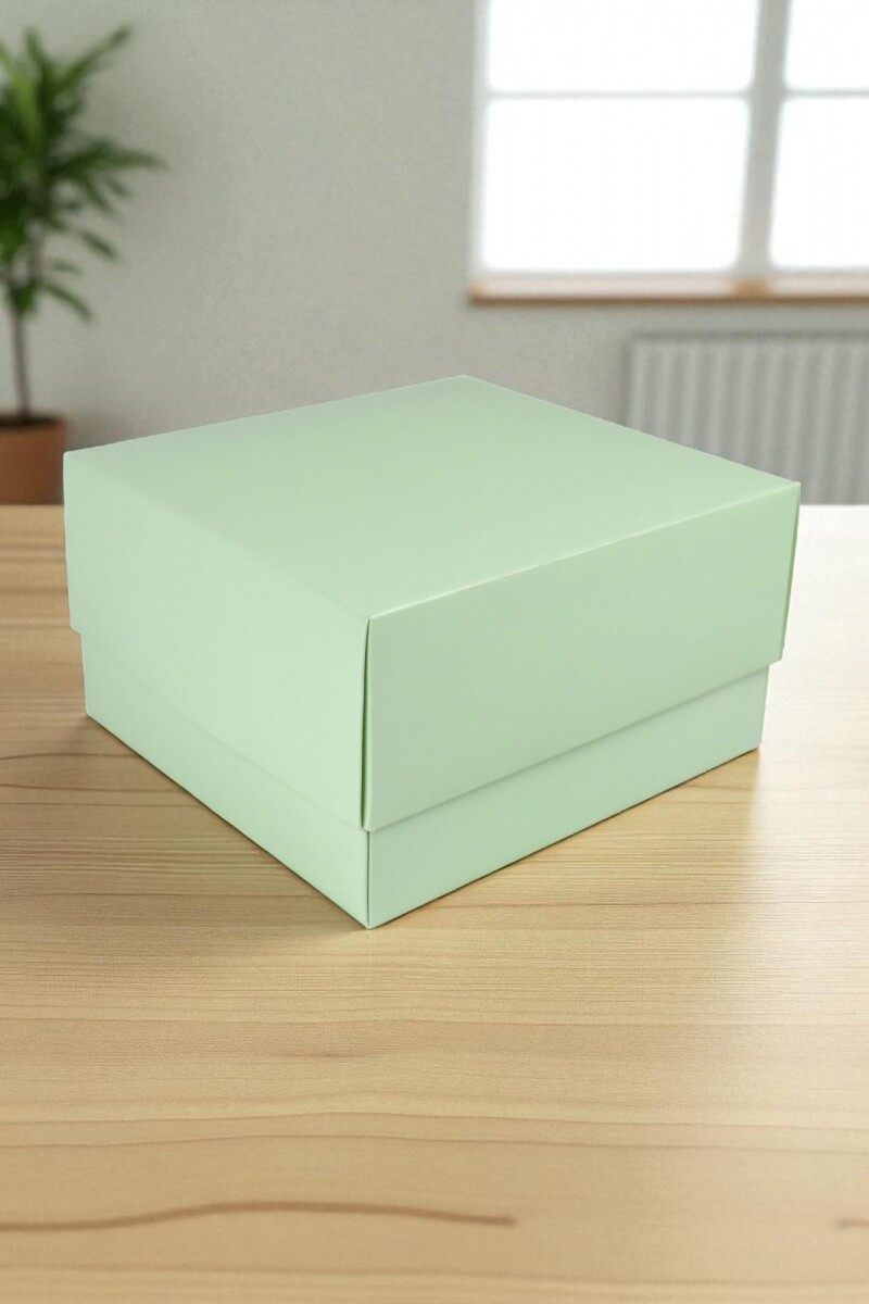 Caja 06 - 15x16x9 cm. - VERDE AGUA 