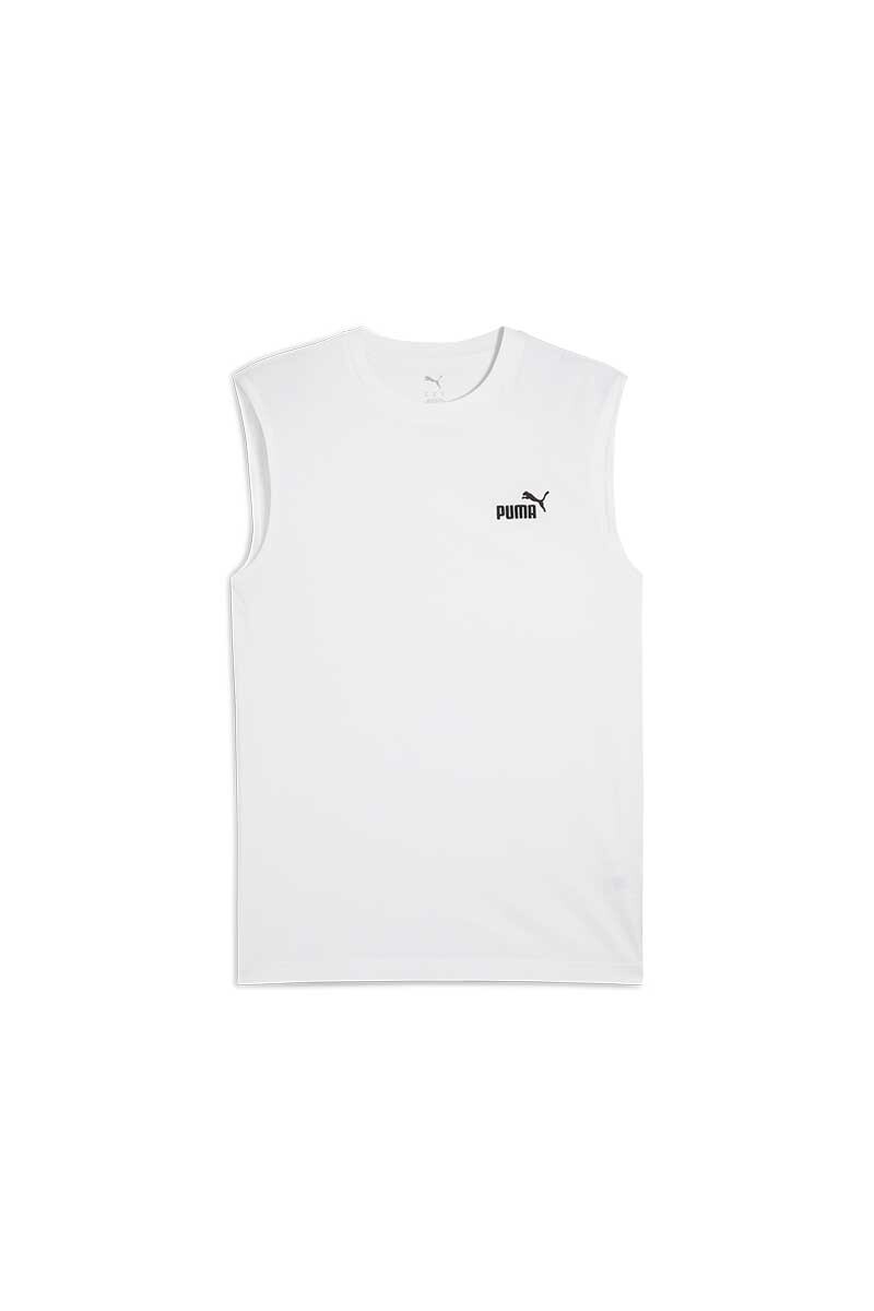 BUZO PUMA MC ESS SLEVELESS Blanco