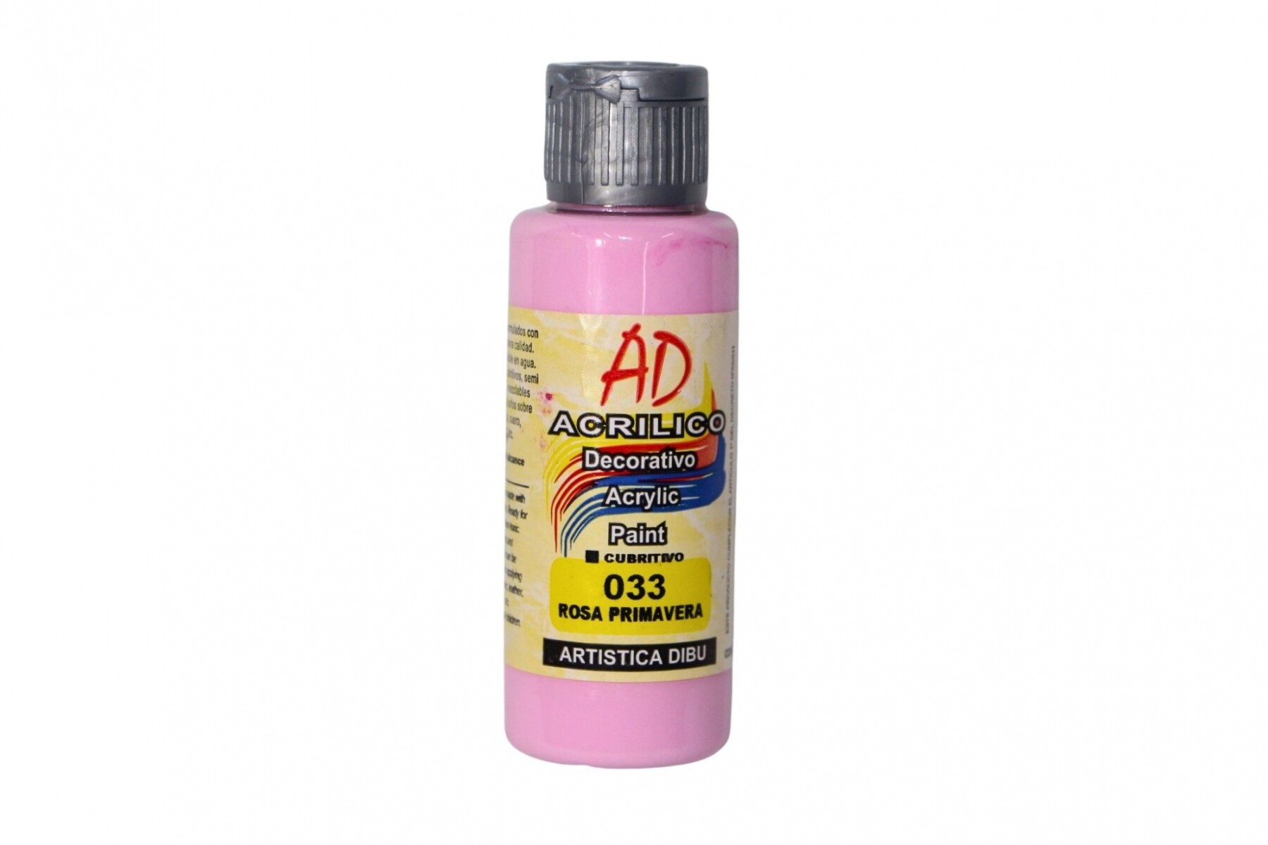 PINTURA ACRILICA ARTISTICA DIBU 60 ML. DIFERENTES COLORES - COLOR ROSA PRIMAVERA 033 