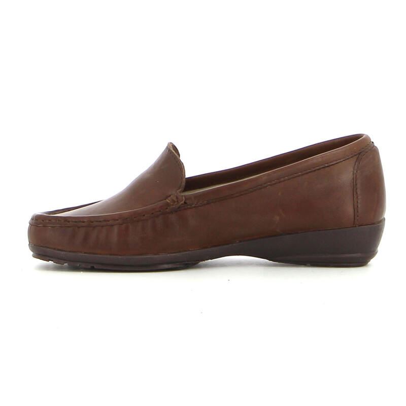 Mocasín Country de Mujer Superconfort Cuero Marron